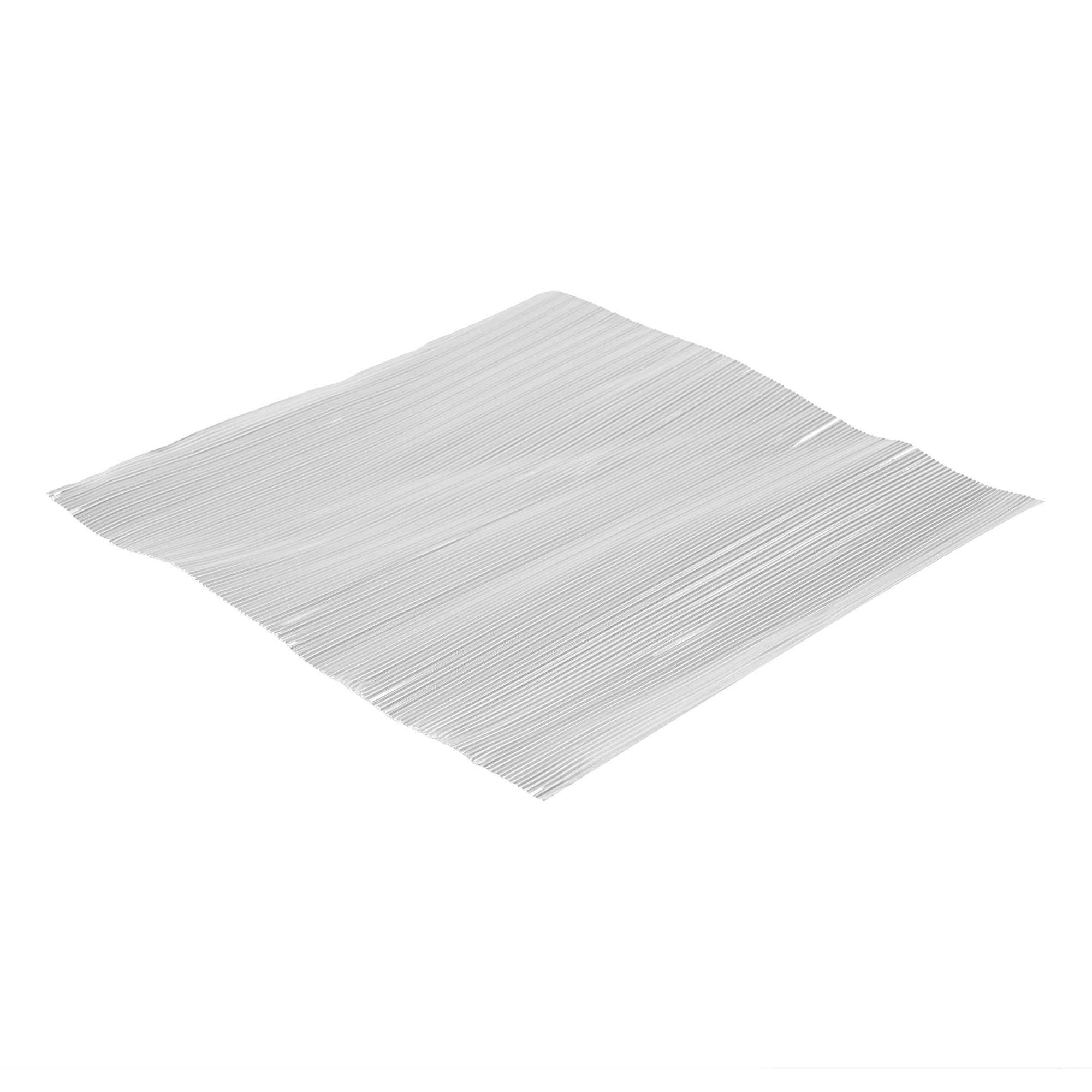 Restaurantware-12" x 12" Rippled Aluminum Foil Food Wrap and Fry Basket Liner: Perfect for Restaurant Take Out, Bakeries, and Food Trucks - Silver Foil Sandwich Wraps - 500-CT