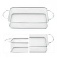 thumbnail image 4 of Stainless Steel Fry Basket Multi-function Mesh Frying Basket with Strap Handle,Sliver, 4 of 8