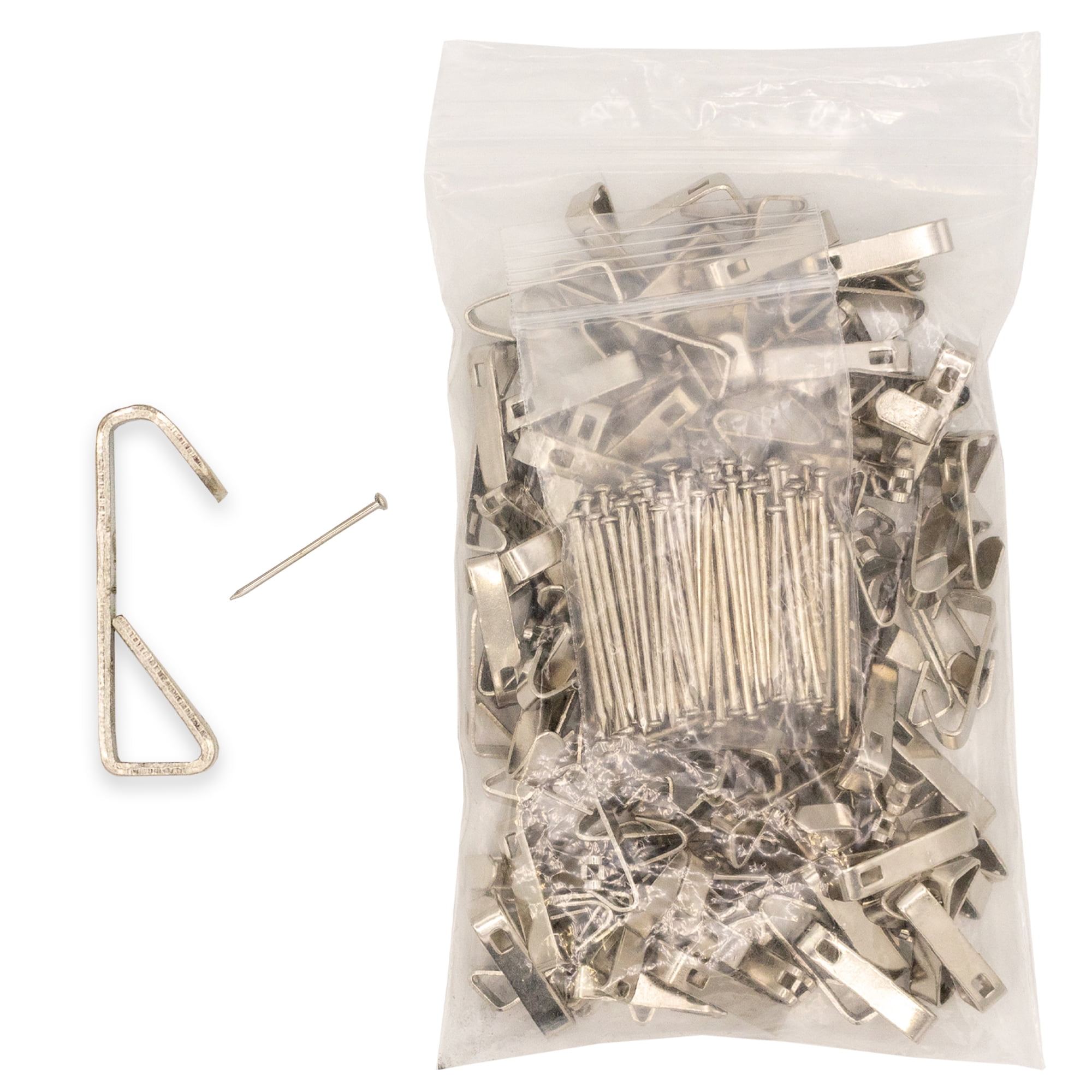 20 lb Picture Hangers, Supports up to 20 Pounds, Set of 1,000 (with 1,000 Nails)