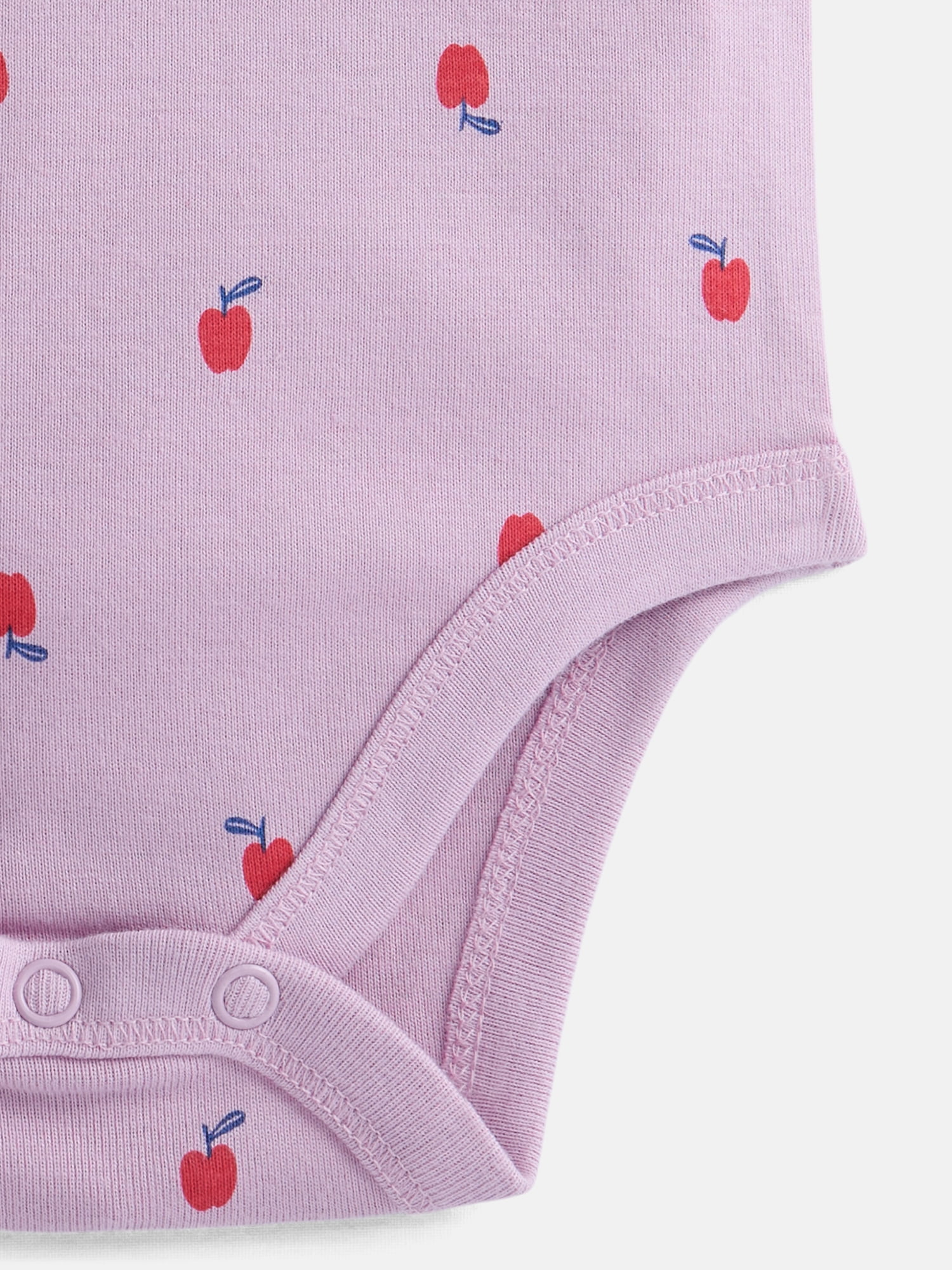 Wonder Nation Baby Girls' Graphic Cotton Bodysuit with Short Puff Sleeves, Sizes 0M-24M
