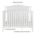thumbnail image 6 of Child Craft Hampton 4-in-1 Convertible Baby Crib, Arch Top in Matte White, 6 of 9