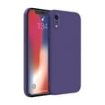 thumbnail image 1 of PANDACO Soft Shell Matte Violet Case for iPhone XR, 1 of 3