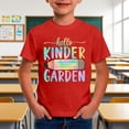 thumbnail image 2 of Boys T Shirt Shirts Kindergarten Hello School I Come First Day At School Nursery Graduation Boys Hawaiian Shirt Clothes, 2 of 4