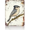 thumbnail image 1 of Funny Metal Tin Signs Chickadee Bird Vintage Metal Sign Retro Wall Decor for Home Bar Pub Man Cave 8×12 Inch, 1 of 5