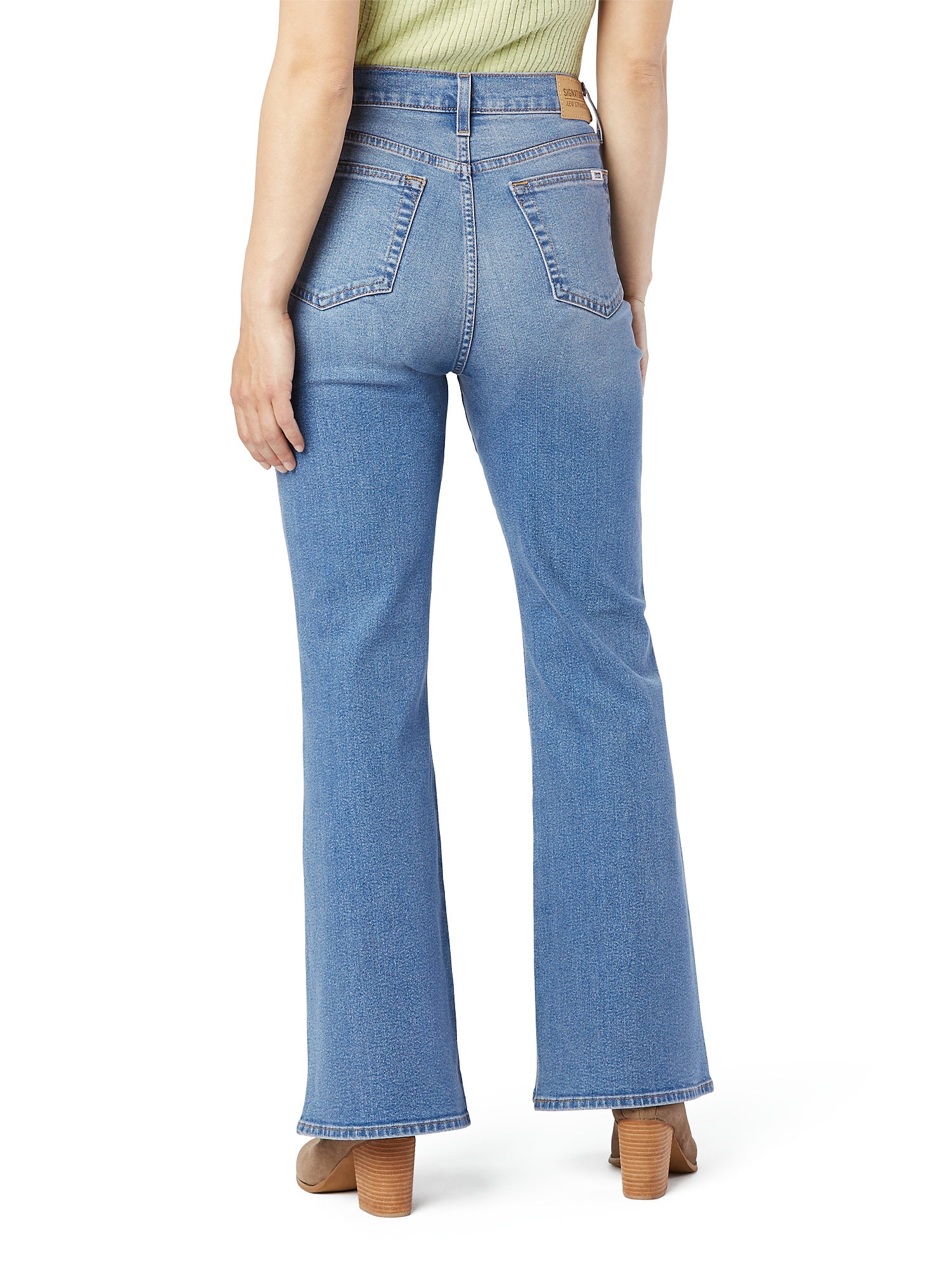Levi Strauss Signature Women's and Women's Plus Heritage High Rise Flare Jeans