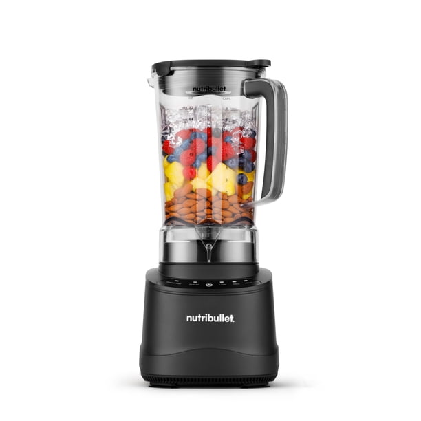 Licuadora NutriBullet Power Core, 1400 W, 72 oz, jarra negra NBF70100