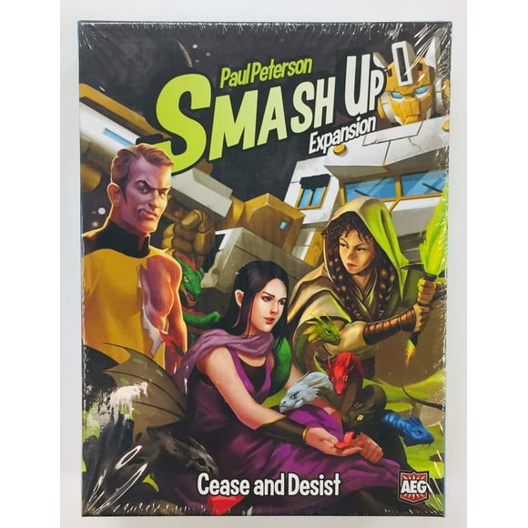 Expansión de tarjetas espaciales AEG Smash Up Cease & Desist