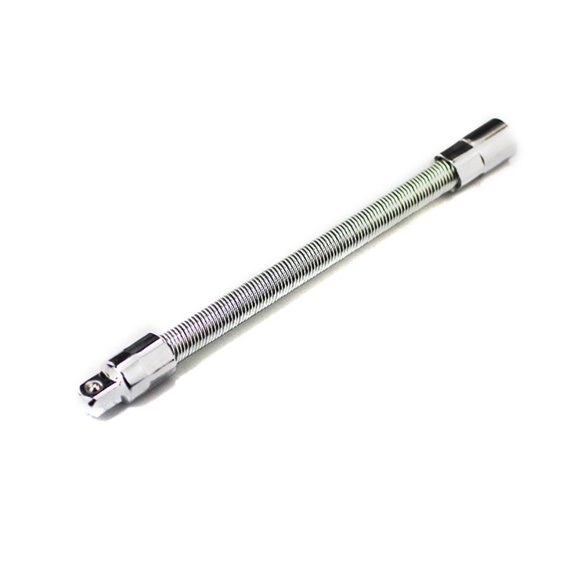 SEIWEI Flexible Extension Bar Set Adapter Alloy Imperial Socket wrench Tool for Commercial or Occasional Silver (1/4"150mm)