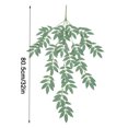thumbnail image 4 of Moyic Vid verde artificial para colgar en la pared del hogar, vid de sauce falso, habitación, jardín, balcón, pasillo, fiesta de boda, decoración Plantas Artificiales gris blanco 80.5 cm Moyic HA6774-01B, 4 of 6