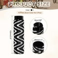 thumbnail image 2 of Uxcell 4 Pack Aluminum Alloy Bike Pegs Anti-Skid Fit 3/8 inch with Ripple Silver Black, 2 of 7