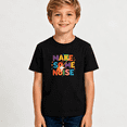 thumbnail image 2 of Boys Graphic T Shirt Make Some Noise Music Guitar Short Sleeve Tee Creative Hobby Style 100% Cotton Soft Kids Tops 4-13Y, 2 of 5