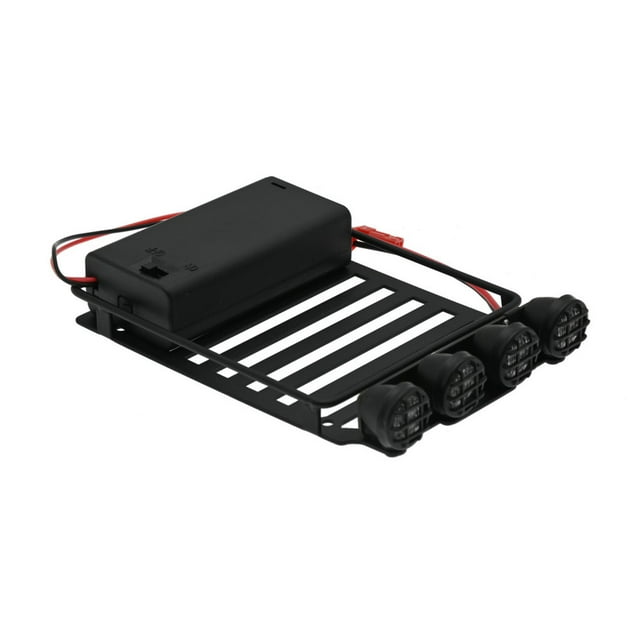 Porte-bagages en Toit Télécommande Support de Voiture Simulation Pièces de Rechange pour Jimny avec Lumière