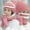 Pink-4PCS, variant on Women Winter Hat Set of 3, Warm Knit Beanie Hat Scarf Mask Set with Fleece Lined Skull Caps Neck Scarves