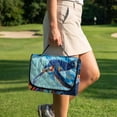 thumbnail image 3 of KUIFORTI Turtle Golf Cart Seat Covers Easy Installation Golf Cart Seat Towel Blanket with 4 Front Pockets Soft Easy to Clean Fits for Club Car and More 2 Person Seats Golf Carts, 3 of 7