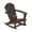 Dark Brown, variant on Costaelm Paradise Adirondack Outdoor Patio Rocking Chair, Navy Blue