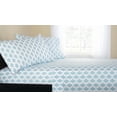 thumbnail image 6 of Mainstays Teal Paisley 8 Piece Bed in a Bag Comforter Set With Sheets, Full, 6 of 7