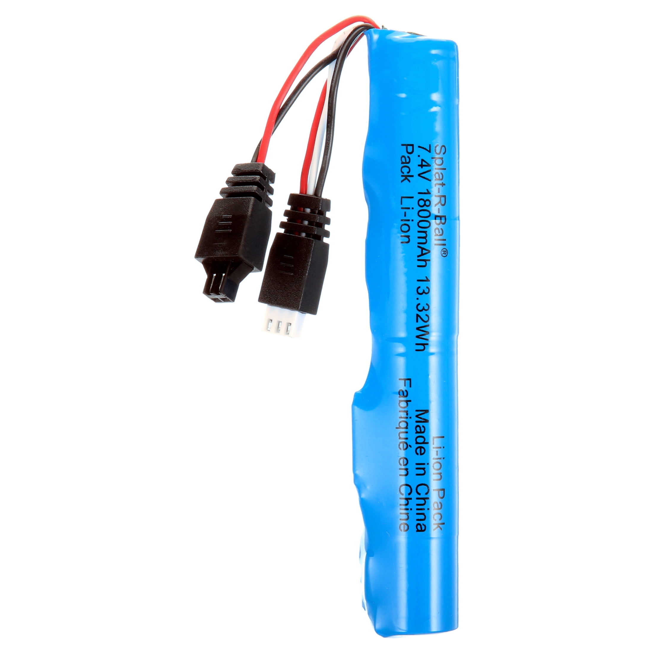 SplatRBall 1800 mAh Gel Water Blaster Rechargeable Replacement Battery. Blue.