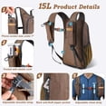 thumbnail image 2 of Mochila de Senderismo BECOJADDE 15L Ultraligera Plegable para Hombres y Mujeres, 2 of 8