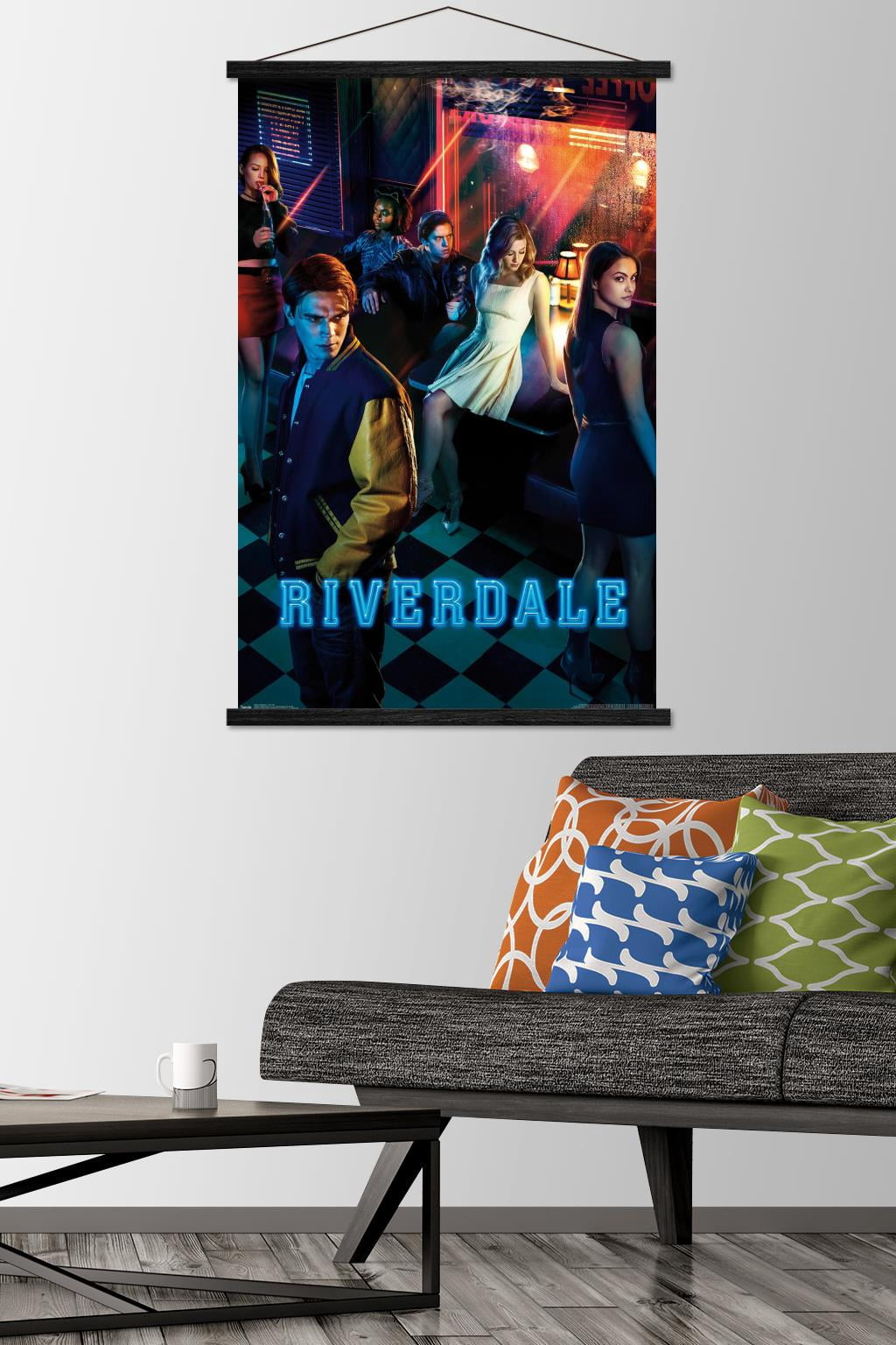 Riverdale - Key Art Wall Poster with Wooden Magnetic Frame, 22.375" x 34"