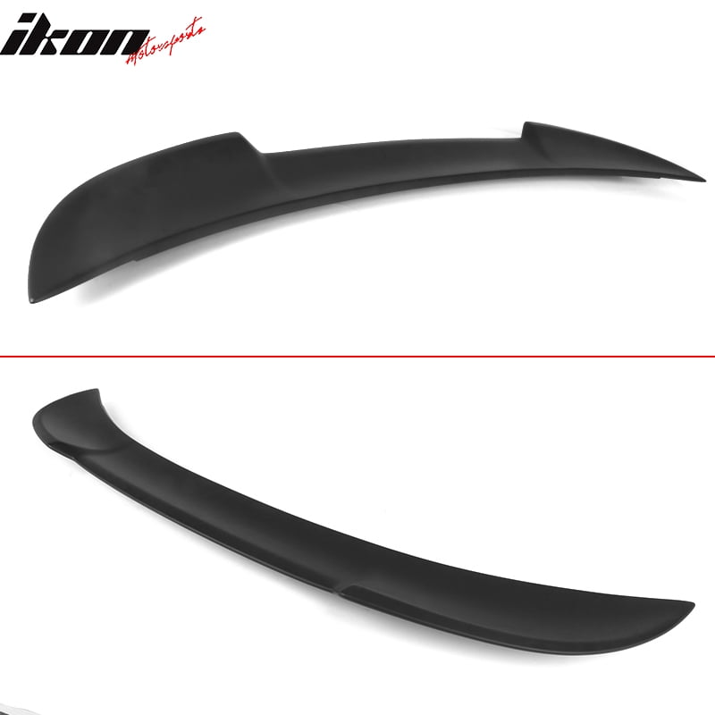 V2 Style Matte Black ABS Rear Tail Wing Boot Lid Trunk Spoiler Compatible With 2015-2020 Dodge Charger IKON MOTORSPORTS