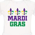 thumbnail image 4 of Inktastic Mardi Gras Fleur De Lis Trio Boys or Girls Long Sleeve Baby Bodysuit, 4 of 5