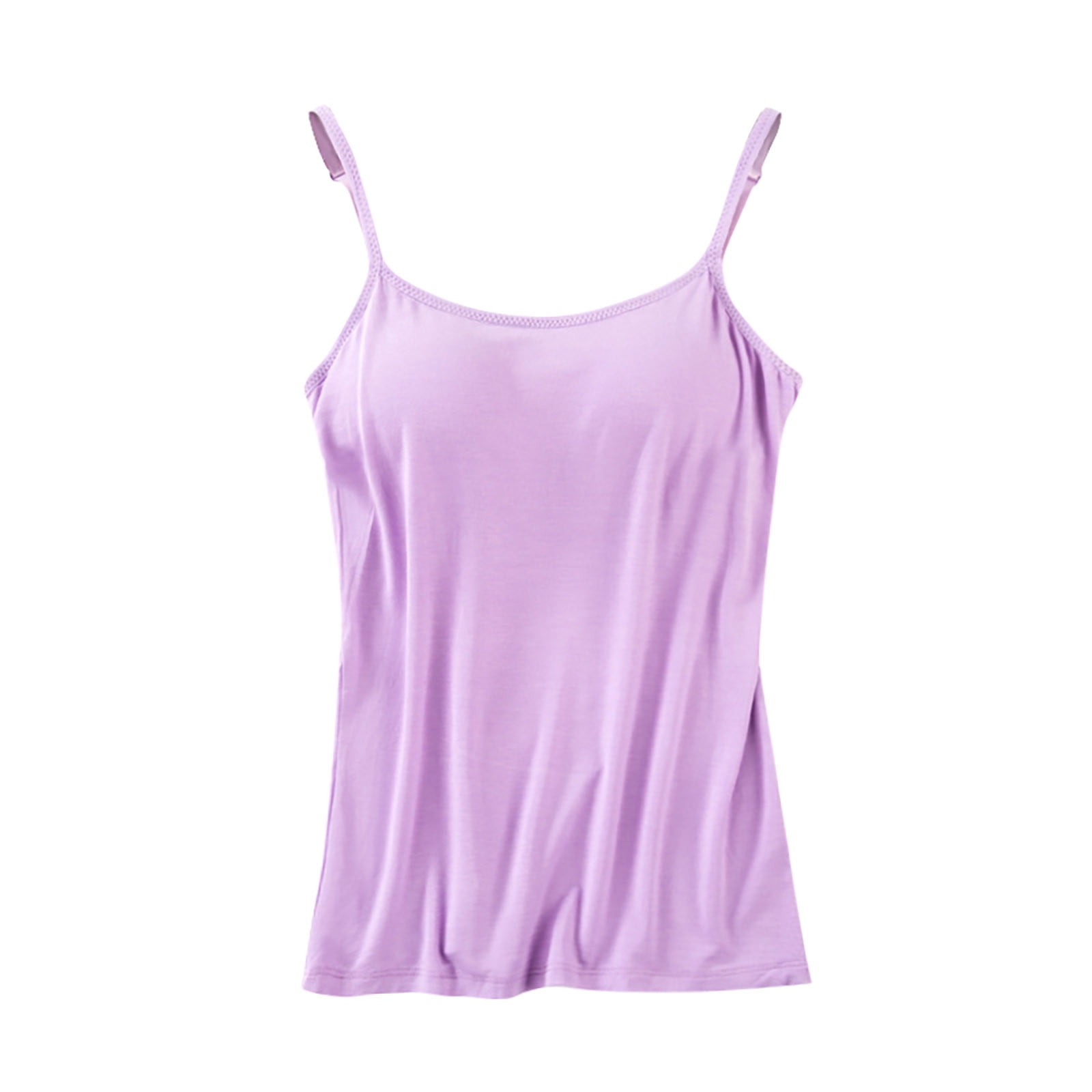 MIARHB Women with Chest Pads One Camisole Thin Straps Underwear Sports