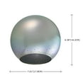 thumbnail image 2 of 6.38 in. Fireworks Effect Art Glass Globe Pendant Shade for Mini Pendant Light Chandelier Ceiling Light Fixture(3-pack), 2 of 7