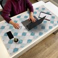 thumbnail image 3 of Sussexhome Large Mouse Pad for Desk - Cotton Mousepad for Desktop, Table, Office Desk Pad - Thin, Light, Portable Laptop Mat for Computer Mice - Machine Washable, Non-Slip, Foldable - 24" x 44", 3 of 8