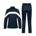 thumbnail image 4 of Women's 2Pc Full Zip Tracksuit, 4 Way Stretch Breathable with Zipper Pockets for Golf Running Casual Navy blue M, 4 of 9