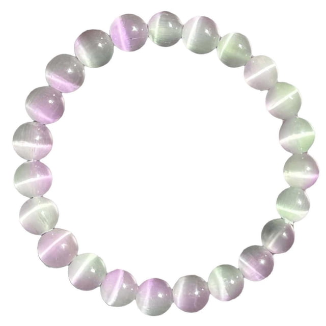 Women's Natural Stone Beaded Bracelet Crystals Cat's Eye Fashion Jewelry Ideal Present for Teens Daily Wear