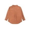 thumbnail image 3 of Chaqueta VICHYIE para mujer, pana, con botones extragrandes, color marrón, talla M, 3 of 7