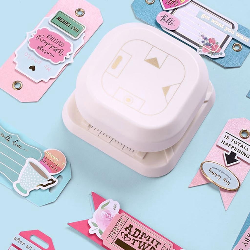 Ywmsfl 4 in 1 Corner Paper Puncher 4 Way Paper Corner Cutter Multifunction Hole Puncher
