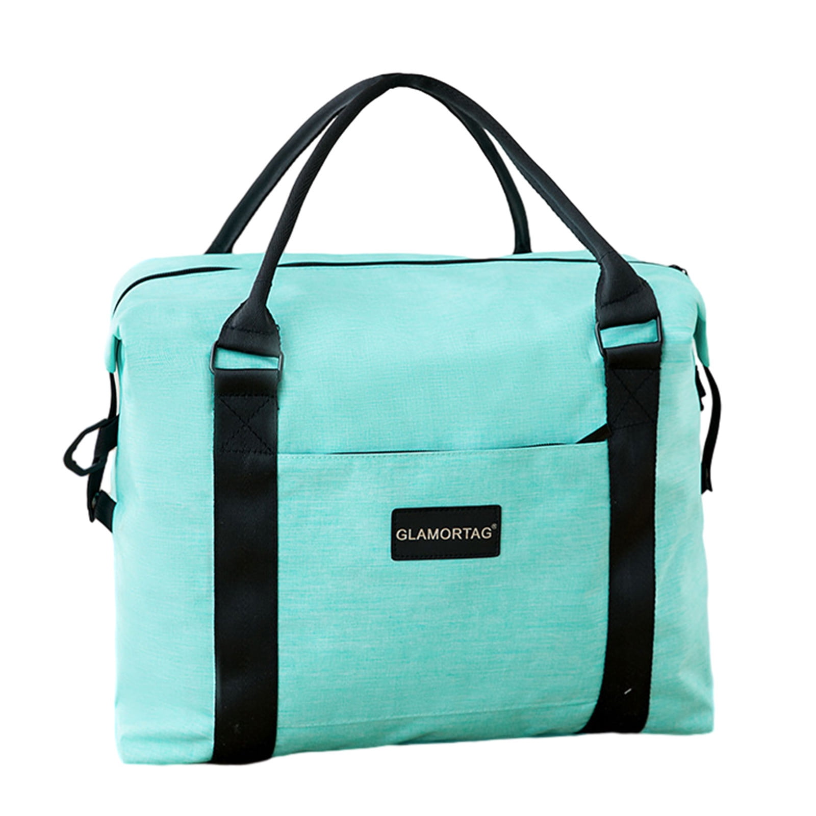 Qnjujn Large Travel Bag, Expandable Gym Bag,Carry On Overnight Bags For Women With Trolley Sleeve Wet Pocket,travel Duffel BagsTravel Bag, Sports Tote Gym Bag Blue