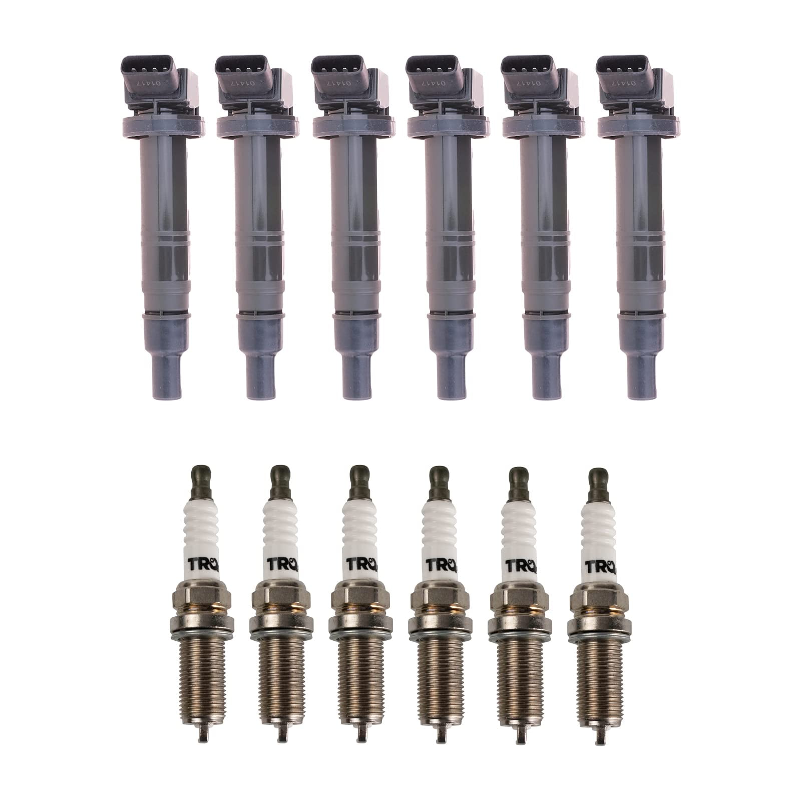 TRQ Ignition Coil & Iridium Spark Plug Kit Set for 4Runner FJ Tacoma Tundra 4.0L ICA71735