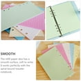 thumbnail image 2 of WRITWAA Notebook Replacement Paper Colorful Students Traveler Notebook Compatible 1Set A5, 2 of 10