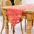 thumbnail image 4 of Wosthever Camino de de Navidad, manteles individuales cómodos resistentes al desgarro, mantel impreso decorativo, diseño de sala de estar, nuevo Kits de decoración para fiestas Inglés Impreso Wosthever HA068957-02, 4 of 6