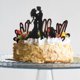 thumbnail image 4 of Moluckfu 1Jgo Cake Topper Negro Hierro Abstracto Abrazo Romántico, 4 of 8