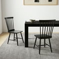 thumbnail image 4 of Gymax Windsor Dining Chair Set of 4, Black (Set of 4), 4 of 10