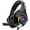 Black, variant on Gaming Headsets Wired for PS5 PS4 Switch Xbox One PC with 3.5MM,RGB Light,Noise Canceling Mic,Surround Sound,Over Ear Muffs Gaming Headphones,White