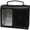 black, variant on PU Transparent Anime JK Ita Bag, Large Capacity Casual Tote Shoulder Messenger Bag for Women