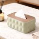 thumbnail image 5 of Servilletero decorativo moderno, caja organizadora de pañuelos rectangular para hotel Verde, 5 of 7