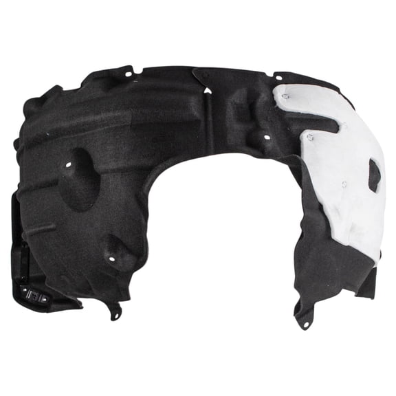 TRQ Front Right Inner Fender Liner Black Passenger Side Fits Select 2020-2023 Toyota Highlander TO1249240