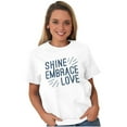 thumbnail image 3 of Shine Embrace Autistic Awareness Men's Graphic T Shirt Tees Brisco Brands X, 3 of 6