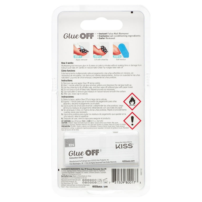 KISS Glue Off False Nail Remover