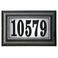 thumbnail image 2 of QualArc LTP-1304-LED 15 in. Edgewood Classic with LED Lights Do It Yourself Kit Polymer Frame Lighted Address Plaque - Black, 2 of 4