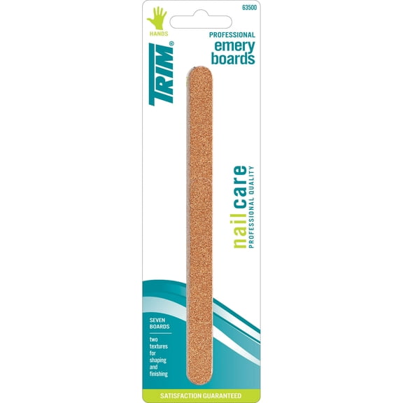 Trim Nail Care Professional Emery Boards 7S Long 6.5Inch, 1 Ea