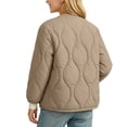 thumbnail image 4 of KyCheLot Boys Girls Button Jacket Crew Neck Solid Color Long Sleeve Clothes Kids Lightweight Travel Winter Coats, 4 of 6