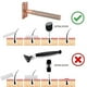 thumbnail image 3 of Rose Gold Razor Classic Double Edge Safety Razor For Mens Shavingwomens Hair Removal Free 10 Shaving Blades, 3 of 4