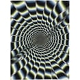 thumbnail image 2 of Blanket, Spiral Optical Illusion Gif Blankets For Couch Washable Lightweight, 2 of 9
