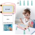 thumbnail image 2 of Tablero de dibujo magnético para niños pequeños, tablero grande para garabatear, almohadilla de dibujo para pintura con patas de mesa desmontables para niñas y niños, 2 of 6